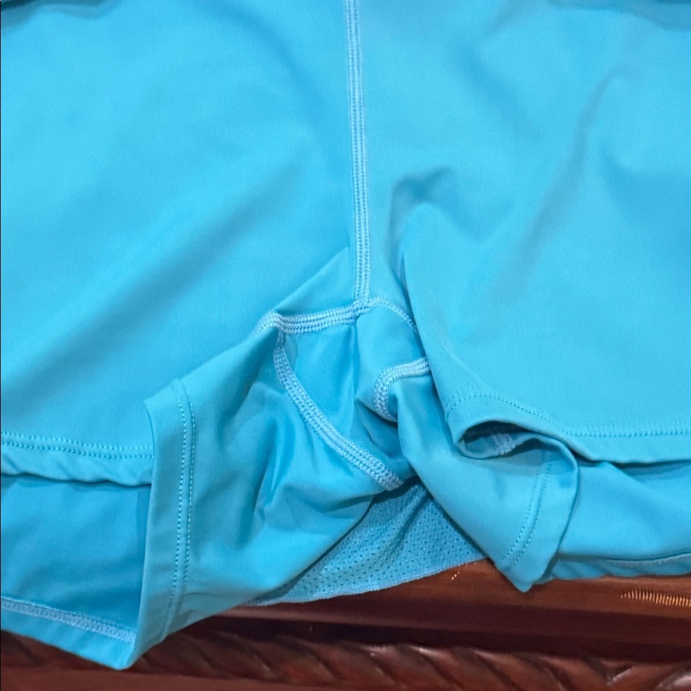 Lucky in Love 13” Blue Tiered Skort - Picture 4 of 4